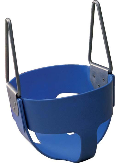 Rubber Enclosed Infant Swing Seat - Blue