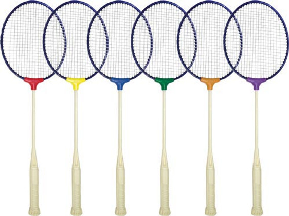 Break Resistant Badminton Racquets - Set Of 6