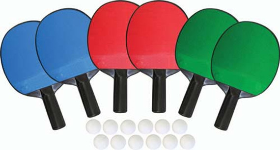 6-player Table Tennis Set