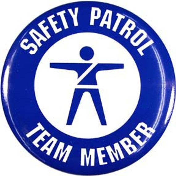 Safety Patrol Team Member Button