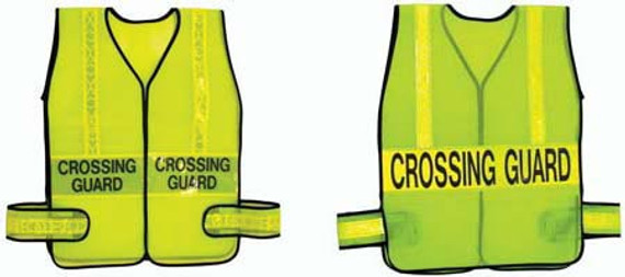 Crossing Guard Vest - Lime W/ Lime (x-large)