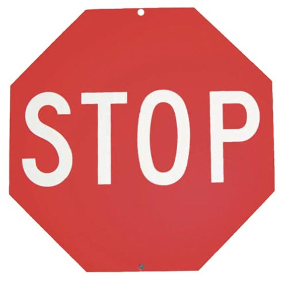 18" Plastic Stop Sign