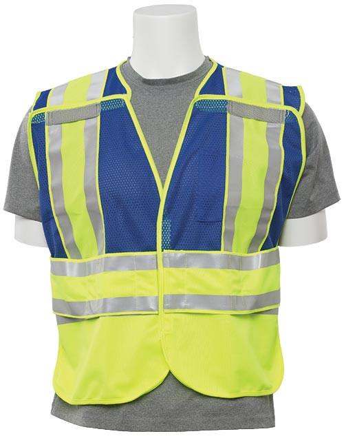 5-point Break-away Public Safety Vest (class 2)(blue) 2x/5x