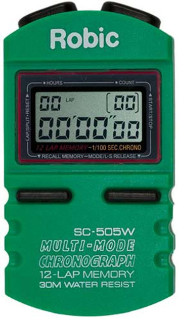 Robic Sc505w 12 Memory Timer - Green