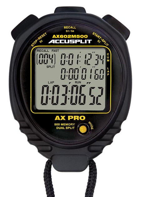 Accusplit Ax602m500 Pro 500 Memory Stopwatch