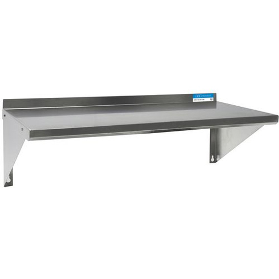 Stainless Steel Economy Overshelf, 60w X 12d X 8h, Stainless Steel, Silver, 2/pallet, Ships In 4-6 Business Days