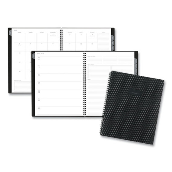 Elevation Academic Weekly/monthly Planner, 11 X 8.5, Black Cover, 12-month (july To June): 2024 To 2025