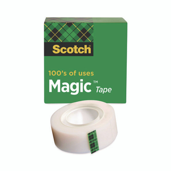 Magic Tape Refill, 1" Core, 0.75" X 36 Yds, Clear, 12/pack
