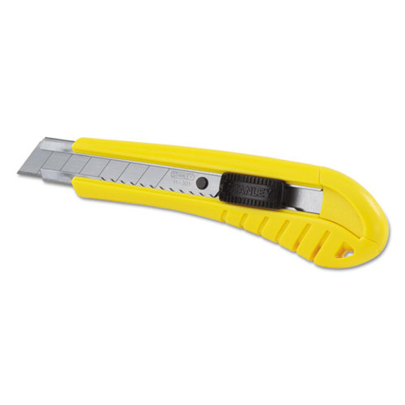 Standard Snap-off Knife, 18 Mm Blade, 6.75" Plastic Handle, Yellow