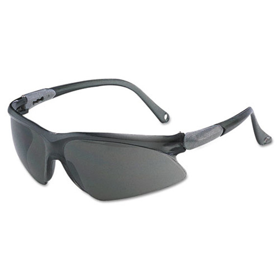V20 Visio Safety Glasses, Black Frame, Black Indoor/outdoor Lens