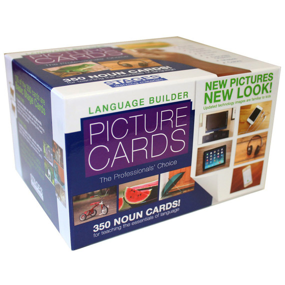 Language Builder Picture Nouns Card Set 1, Pack of 350