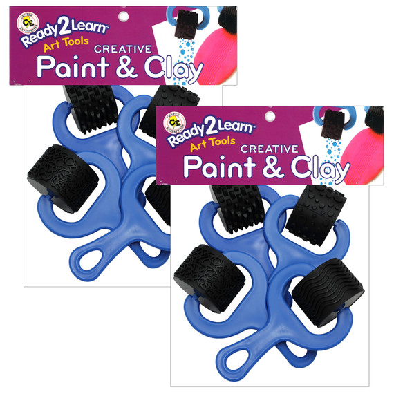 Paint and Clay Explorers - Set 1 - 4 Per Set - 2 Sets