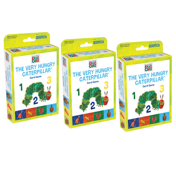 The World of Eric Carle The Very Hungry Caterpillar Card Game, Pack of 3