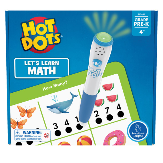 Hot Dots Let's Learn Pre-K Math!