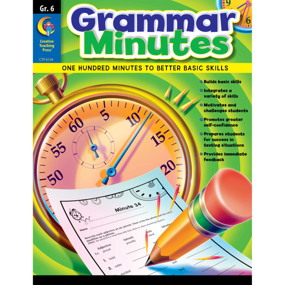 Grammar Minutes Workbook, Grade 6