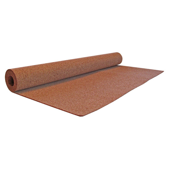 Cork Roll, 96" X 48", 0.24" Thick, Brown Surface