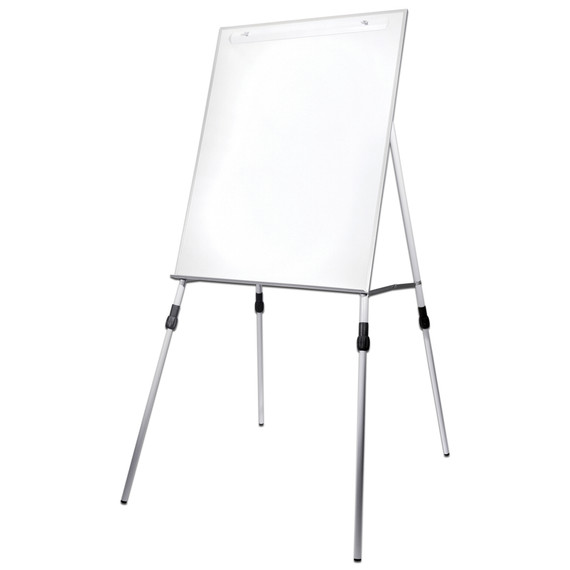 Adjustable Dry Erase Board, 27.5 X 32, White Surface, Silver Aluminum Frame