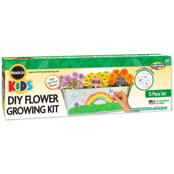 MiracleGro Paint & Plant My First Flower Growing Kit