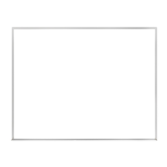 Non-Magnetic Whiteboard with Aluminum Frame, 2'H x 3'W