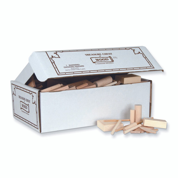 Treasure Chest of Wood, Assorted Shapes & Sizes, 10 lb.