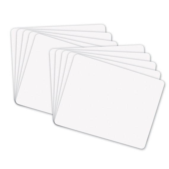 Whiteboard, 1-Sided, Plain, 9" x 12", 10 Boards