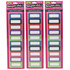 Die-Cut Magnetic Foam Color Dots Labels/Nameplates, 30 Per Pack, 3 Packs