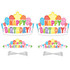 Happy Birthday Crowns, 30 Per Pack, 2 Packs - CD-101100-2