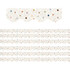 Everyone is Welcome Dots Scalloped Border Trim, 35 Feet Per Pack, 6 Packs