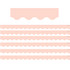 Blush Scalloped Border Trim, 35 Feet Per Pack, 6 Packs