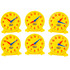 5" Student Clocks, Set of 6