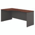 Series C Collection Left Corner Desk Module, 71.13" X 35.5" X 29.88", Hansen Cherry/graphite Gray