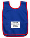 Child Vest W/ Sign Pouch (blue W/ Red Trim)