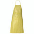 A70 Chemical Spray Protection Aprons, Polyethylene-coated Fabric, One Size Fits Most, Yellow, 100/carton