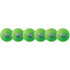 Rhino Skin 6-Inch Low Bounce Dodgeball Set, Neon Green, Set of 6