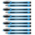 Slider Memo Ballpoint Pen, Viscoglide Ink, 1.4 mm, Black, Pack of 10 - PSY150201-10