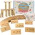 Mathomino Plus & Minus up to 20 Addition & Subtraction Wooden Math Domino Game