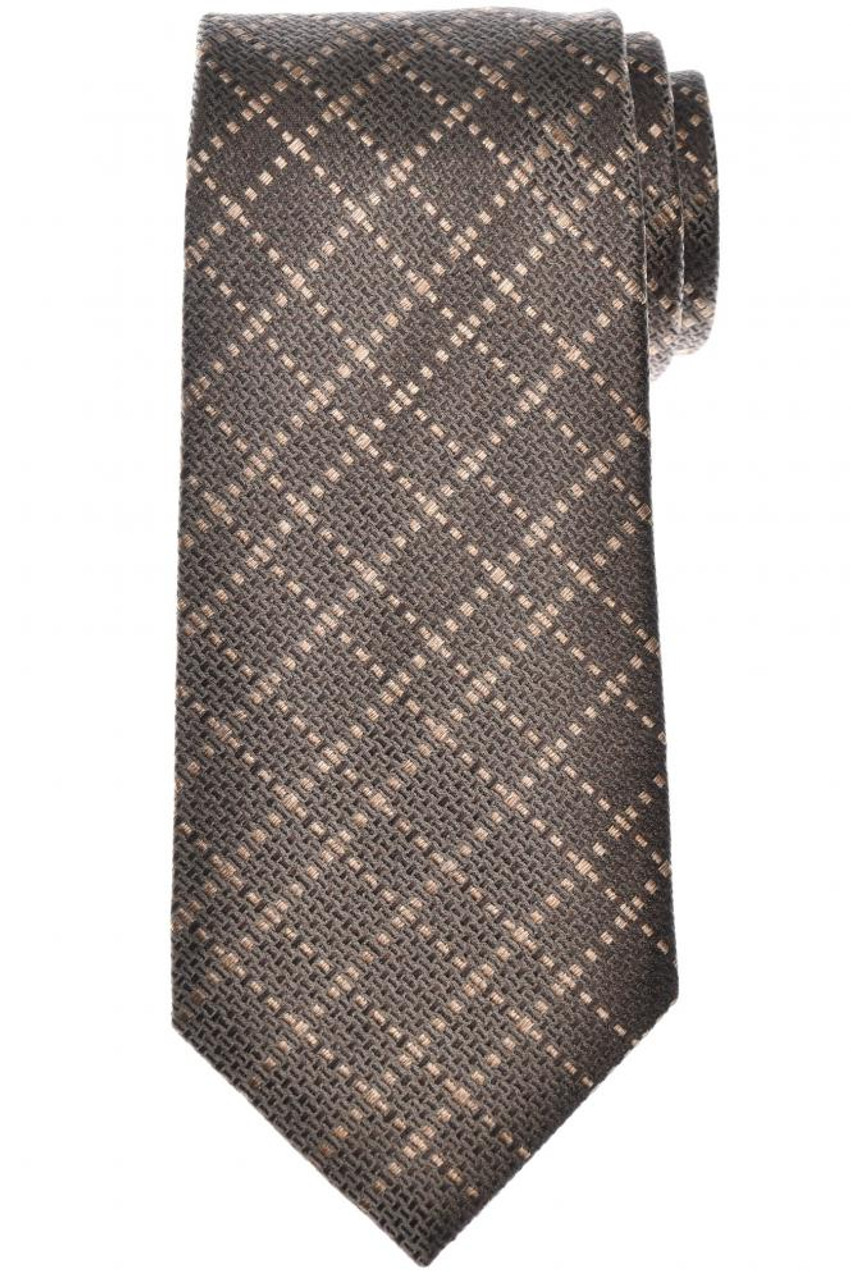 Tom Ford Tie Woven Silk Brown