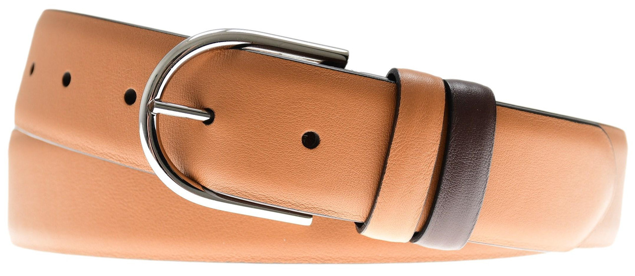Loro Piana Double Belt Leather Size 44 Brown 04BT0136