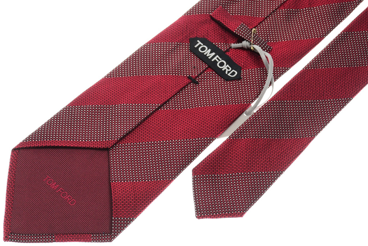 TOM FORD woven silk tie