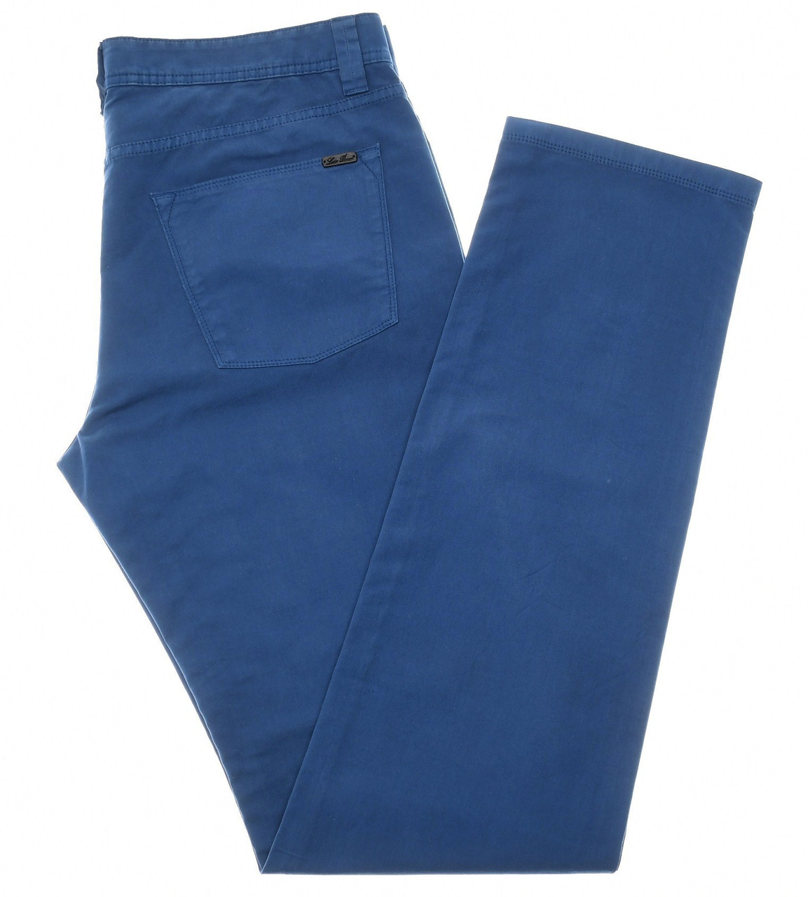 Loro Piana 5 Tasche Regular Jeans Cotton Stretch Blue