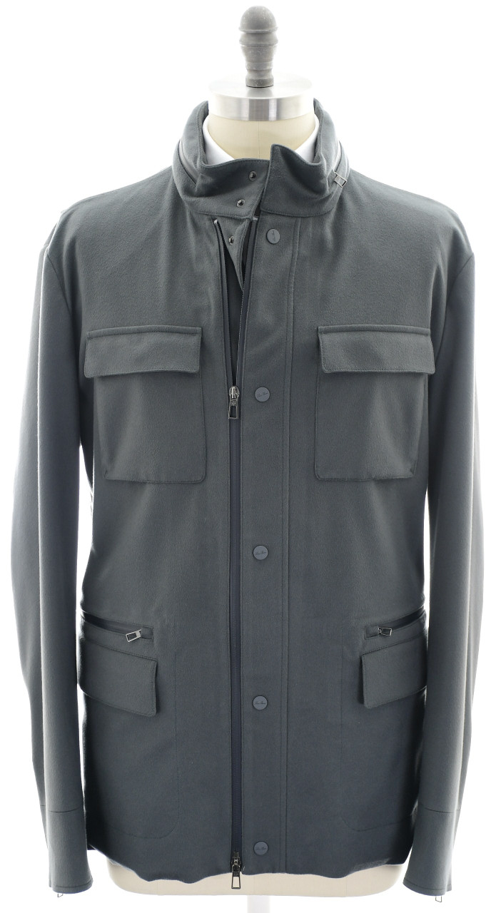 Loro Piana Shieldey Field Jacket Coat 