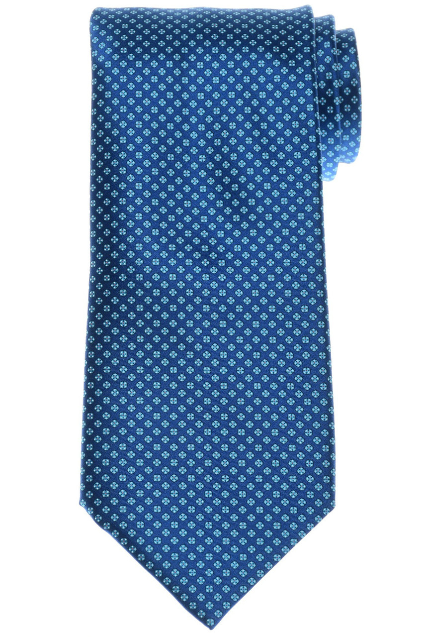 Stefano Ricci Tie Blue Geometric