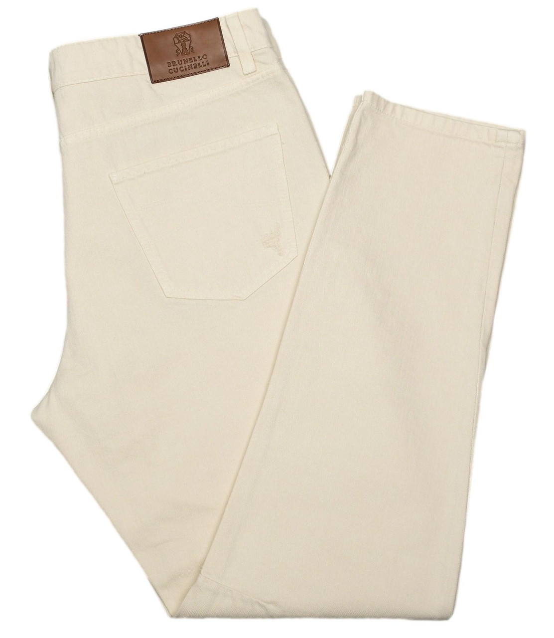 Brunello Cucinelli Jeans Leisure Fit Off White