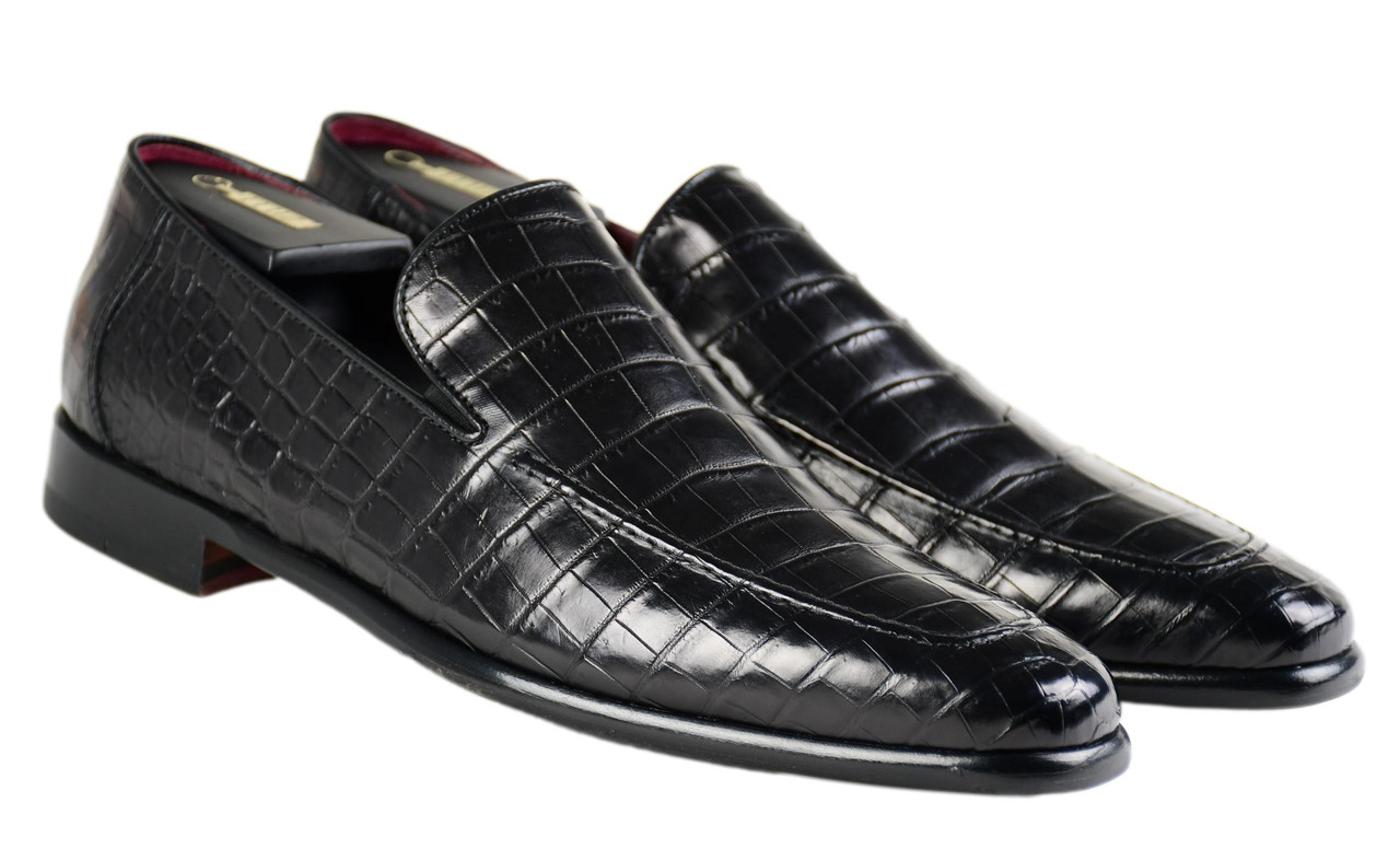 Zilli Loafers Shoes Size 13 Black 15SO0139