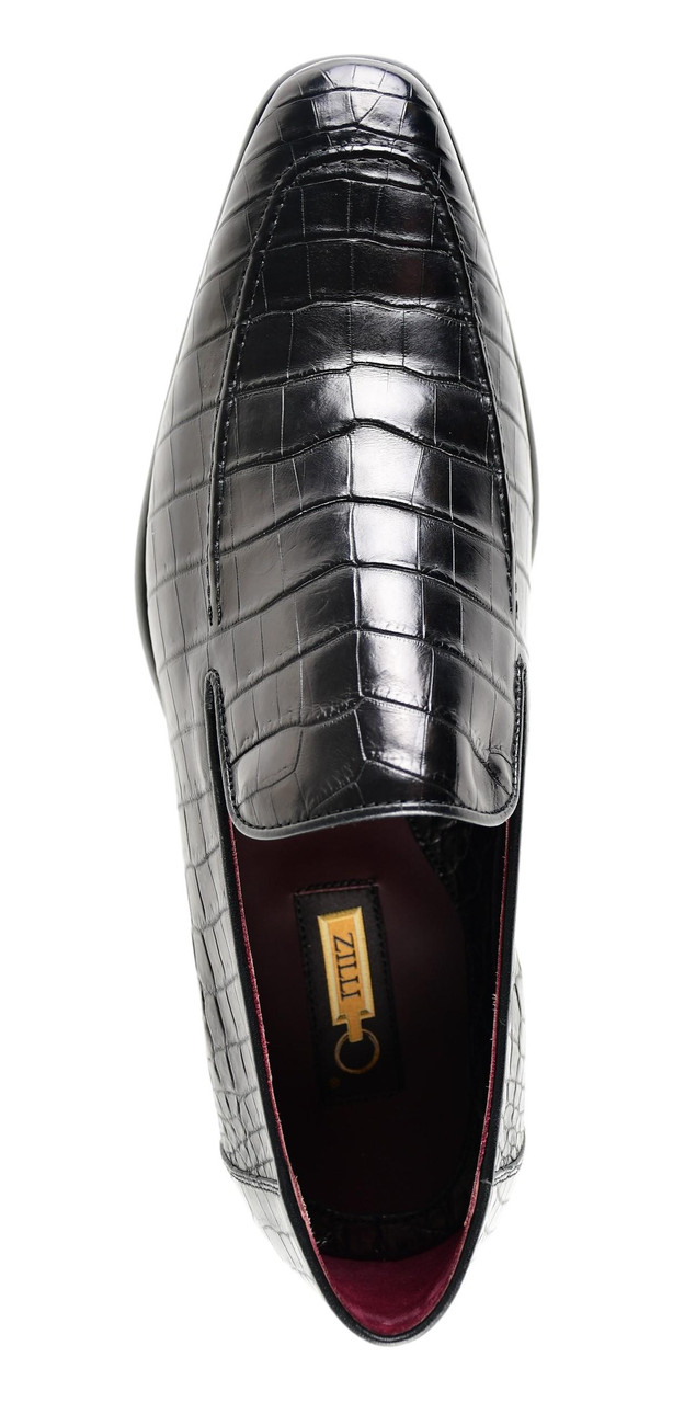 Zilli Python Shoes Zilli Loafers Shoes Crocodile Black