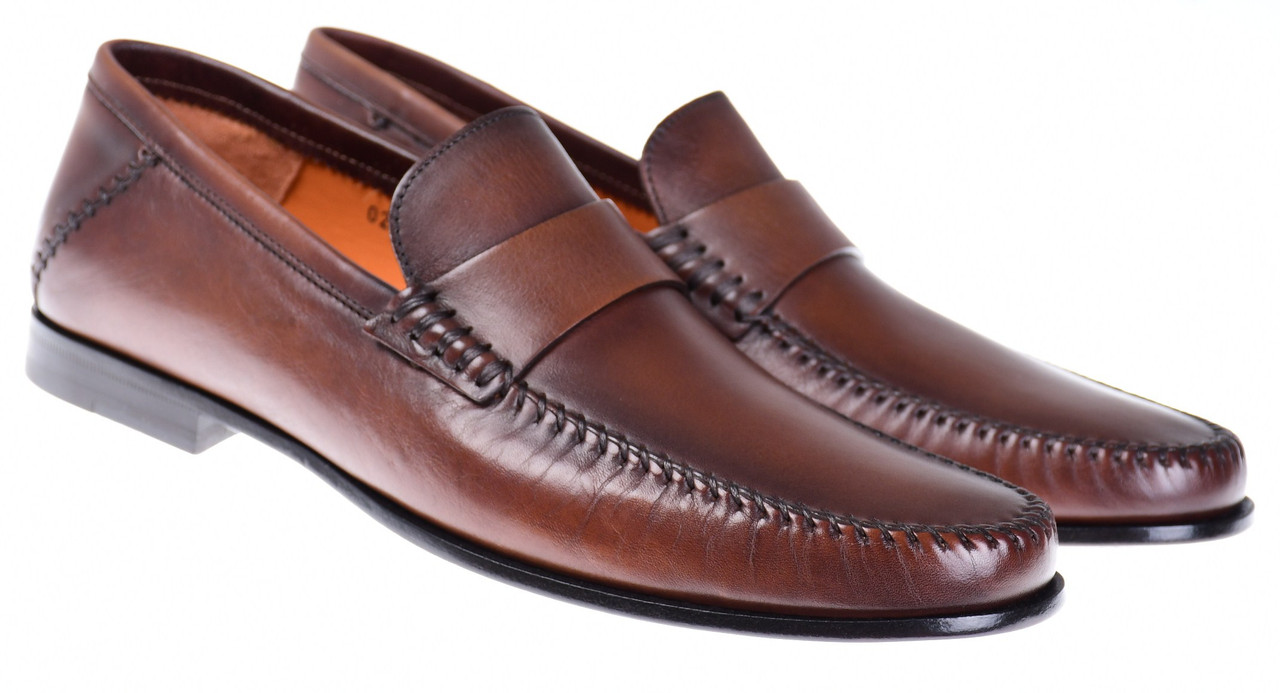 Santoni Shoes Paine Loafers Brown