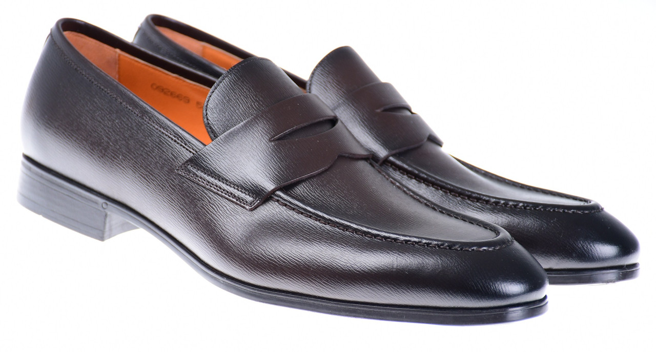 Santoni Shoes Gavin Loafers Brown