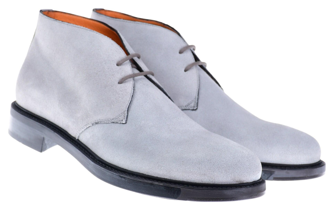 Santoni Shoes Chukka Boots Gray