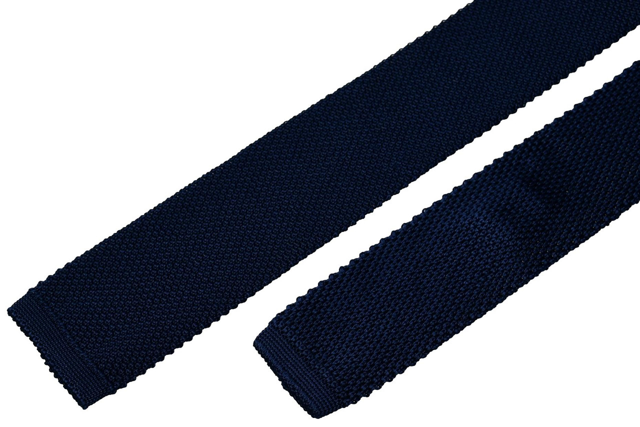 Loro Piana My Tricot Tie Blue