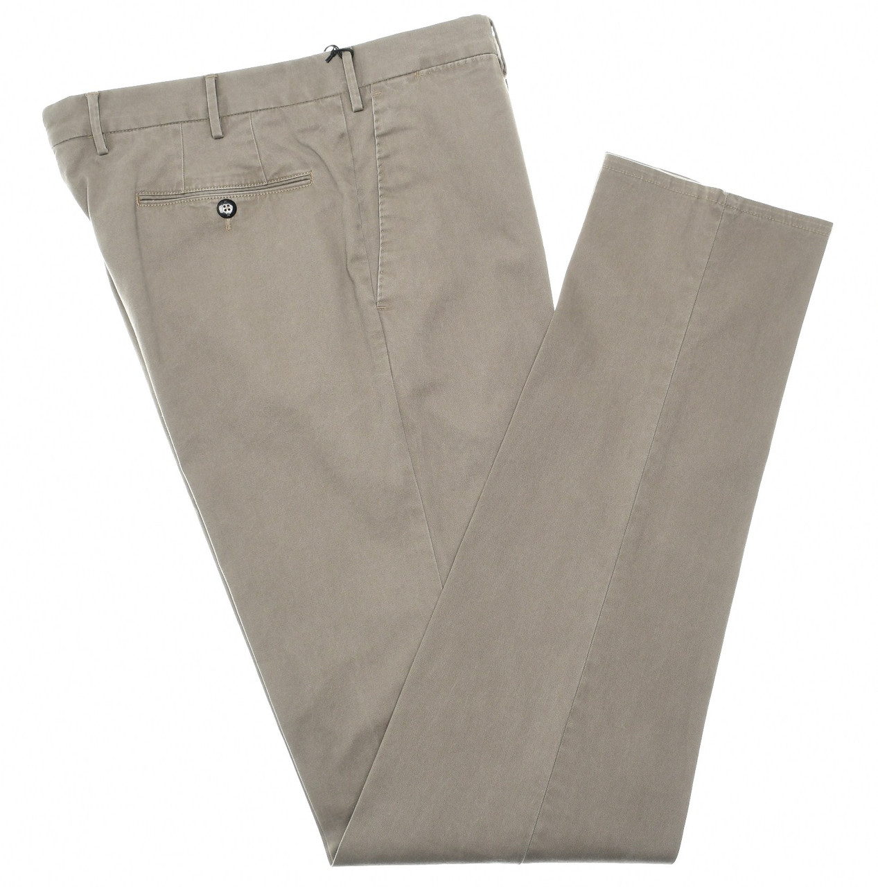 PT Torino men's skinny stretch cotton pants Light Gray